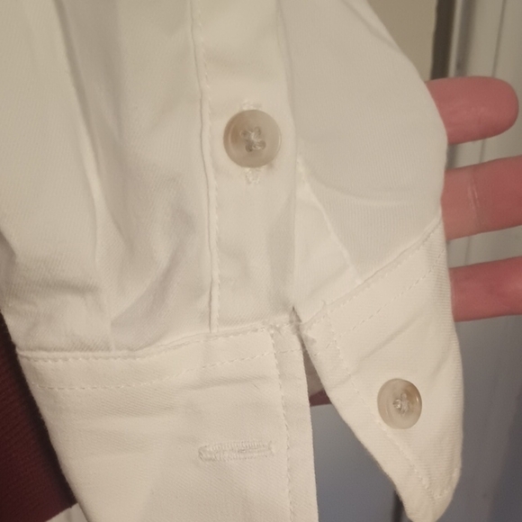 Universal Thread Classic White Button-Down Dress - Picture 10 of 12